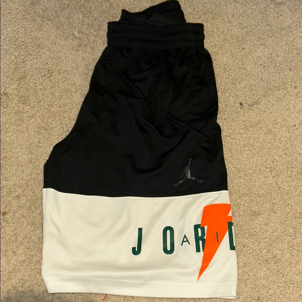 Jordan Gatorade Black and White Basketball Shorts